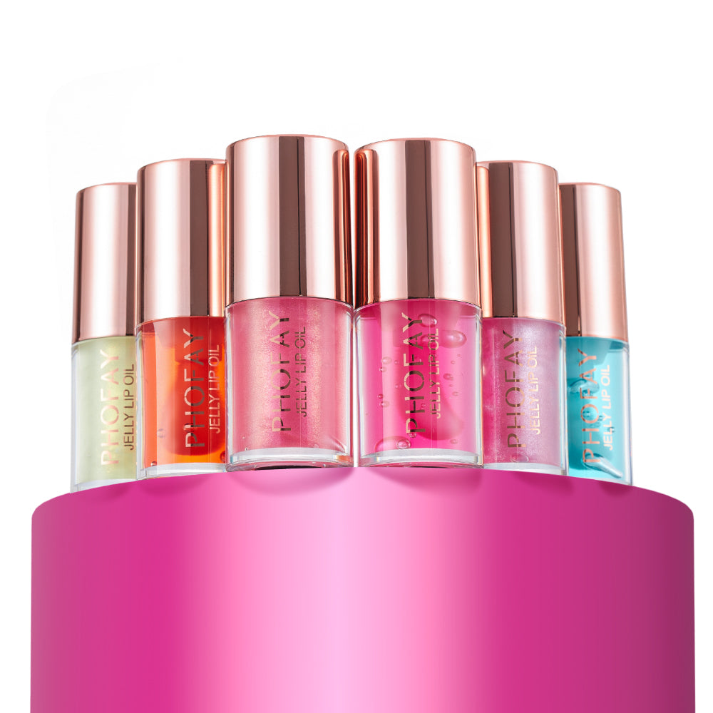 PHOFAY Jelly Lip Oil | Ultra-Moisturising Gloss with Non-Sticky Shine