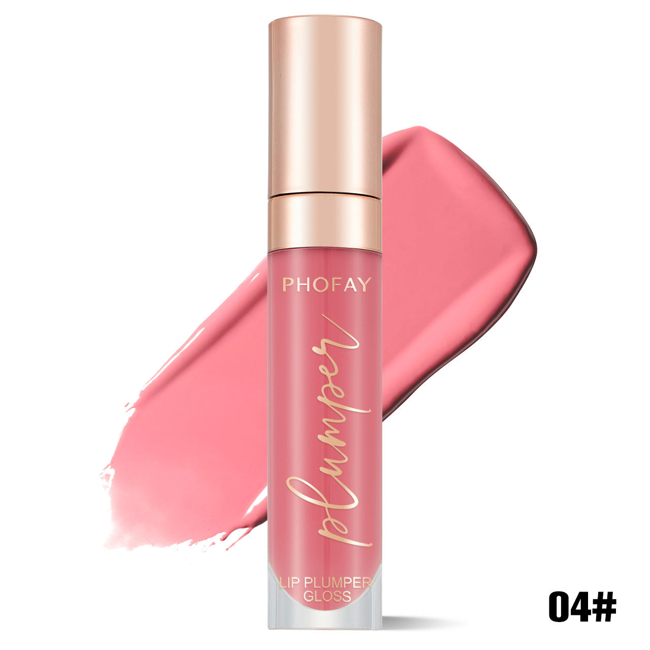 PHOFAY Shiny Lip Plumper Gloss | High-Gloss Plumping Finish (7ml)