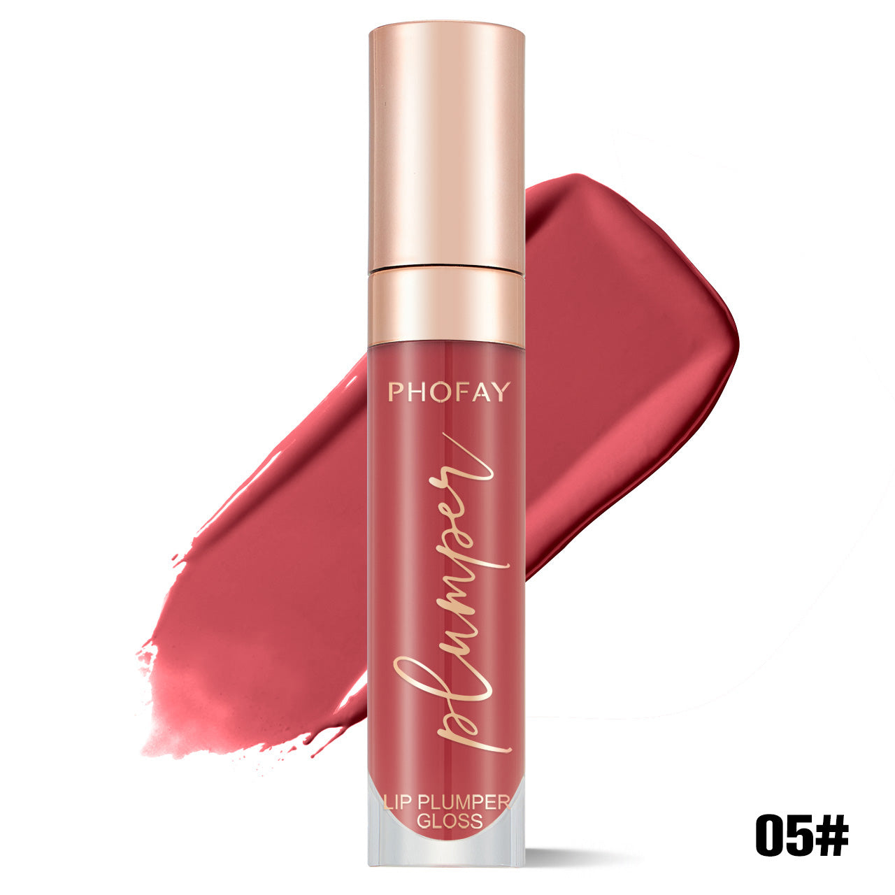 PHOFAY Shiny Lip Plumper Gloss | High-Gloss Plumping Finish (7ml)