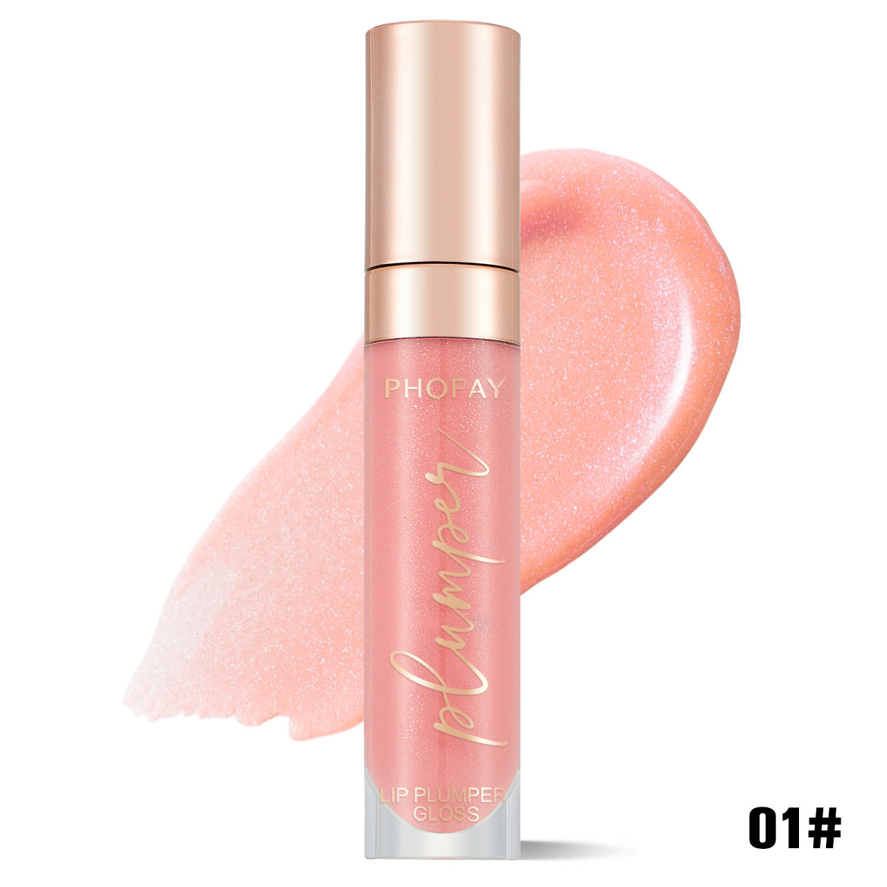 PHOFAY Shiny Lip Plumper Gloss | High-Gloss Plumping Finish (7ml)