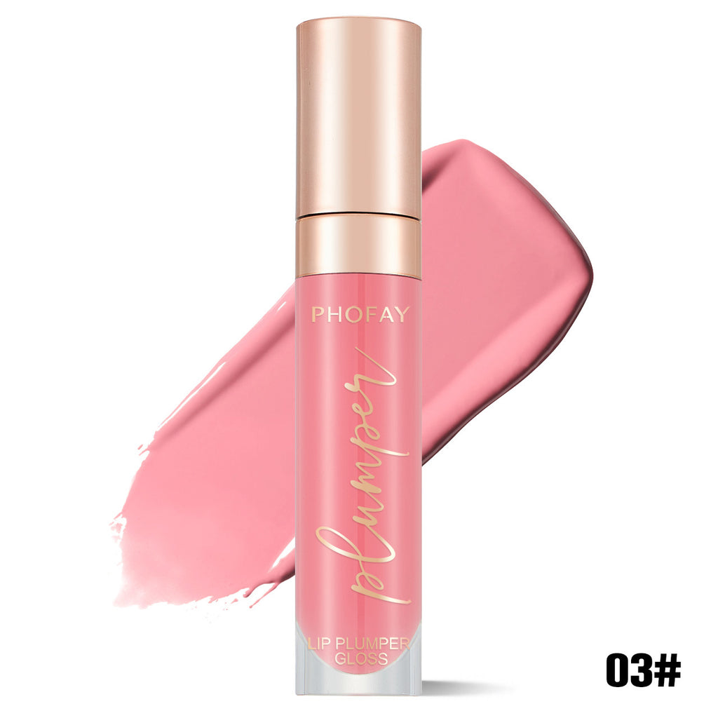 PHOFAY Shiny Lip Plumper Gloss | High-Gloss Plumping Finish (7ml)