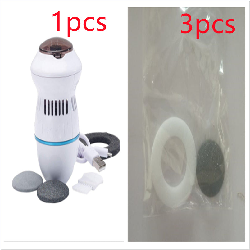 Multifunctional Electric Foot File Callus Remover | USB Rechargeable Dead Skin Grinder with Vacuum System
