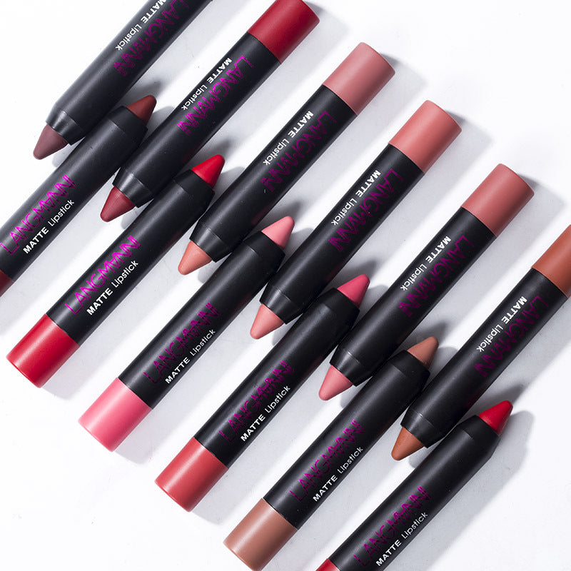 12-Piece Matte Lipstick Set | Long-Lasting Cream Lip Colours (3.5g Each)