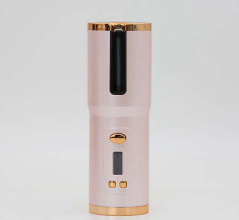 USB Wireless Automatic Curling Iron | Rechargeable Multifunctional Hair Curler with 6 Temperature & Time Settings