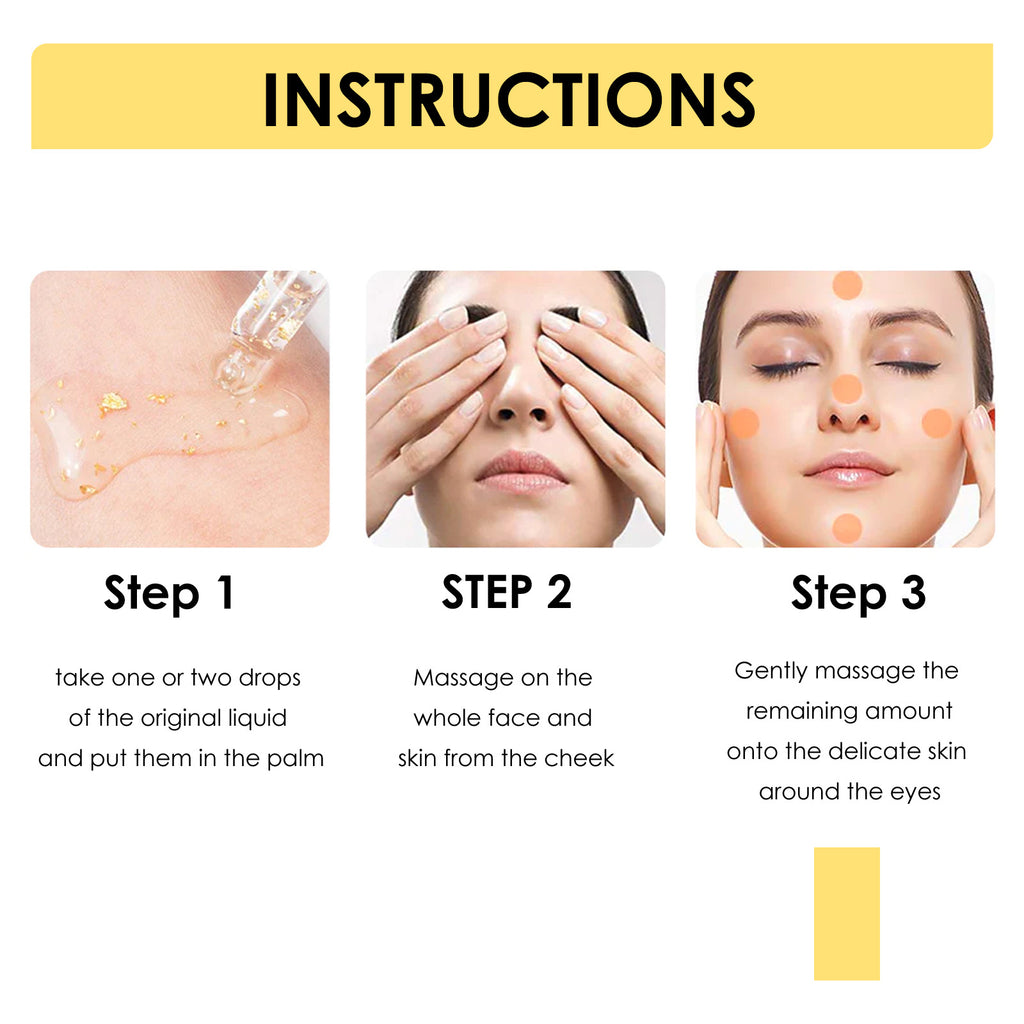 24K Gold Collagen Protein Lifting Essence | Firming & Brightening Skin Serum (30ml)