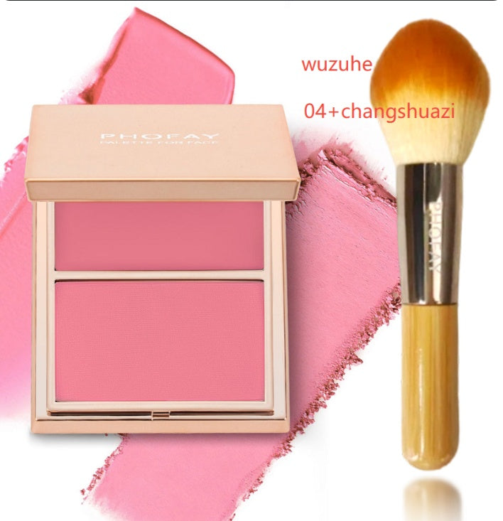 PHOFAY Double-Take Cream & Powder Blush Duo – Smooth, Weightless Finish (6.5g)