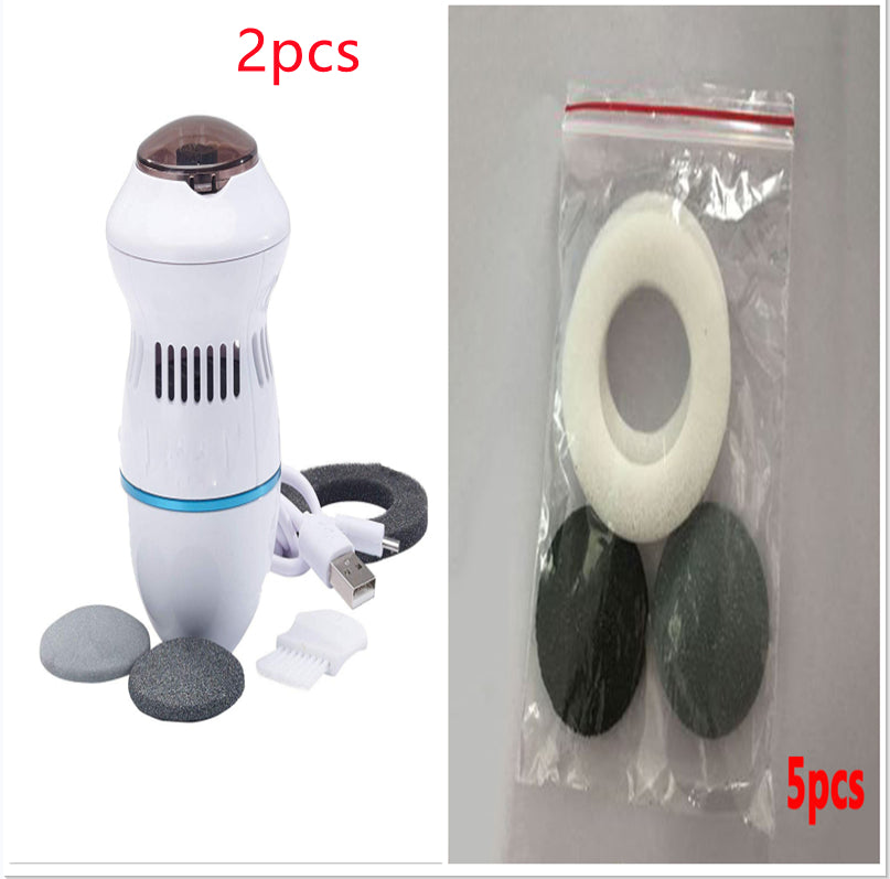Multifunctional Electric Foot File Callus Remover | USB Rechargeable Dead Skin Grinder with Vacuum System