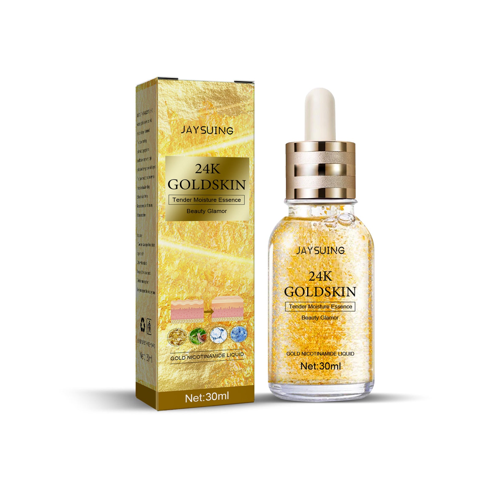 24K Gold Collagen Protein Lifting Essence | Firming & Brightening Skin Serum (30ml)