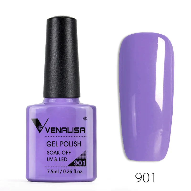 Soak-Off UV/LED Gel Nail Polish | High-Shine Full Coverage (7.5ml, 60 Shades)