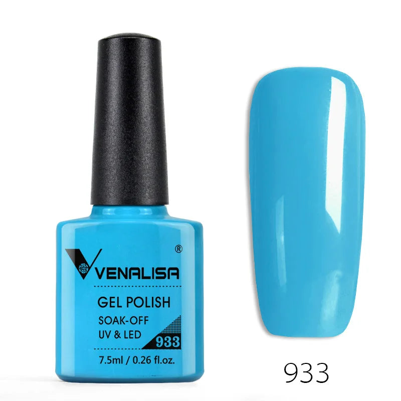 Soak-Off UV/LED Gel Nail Polish | High-Shine Full Coverage (7.5ml, 60 Shades)