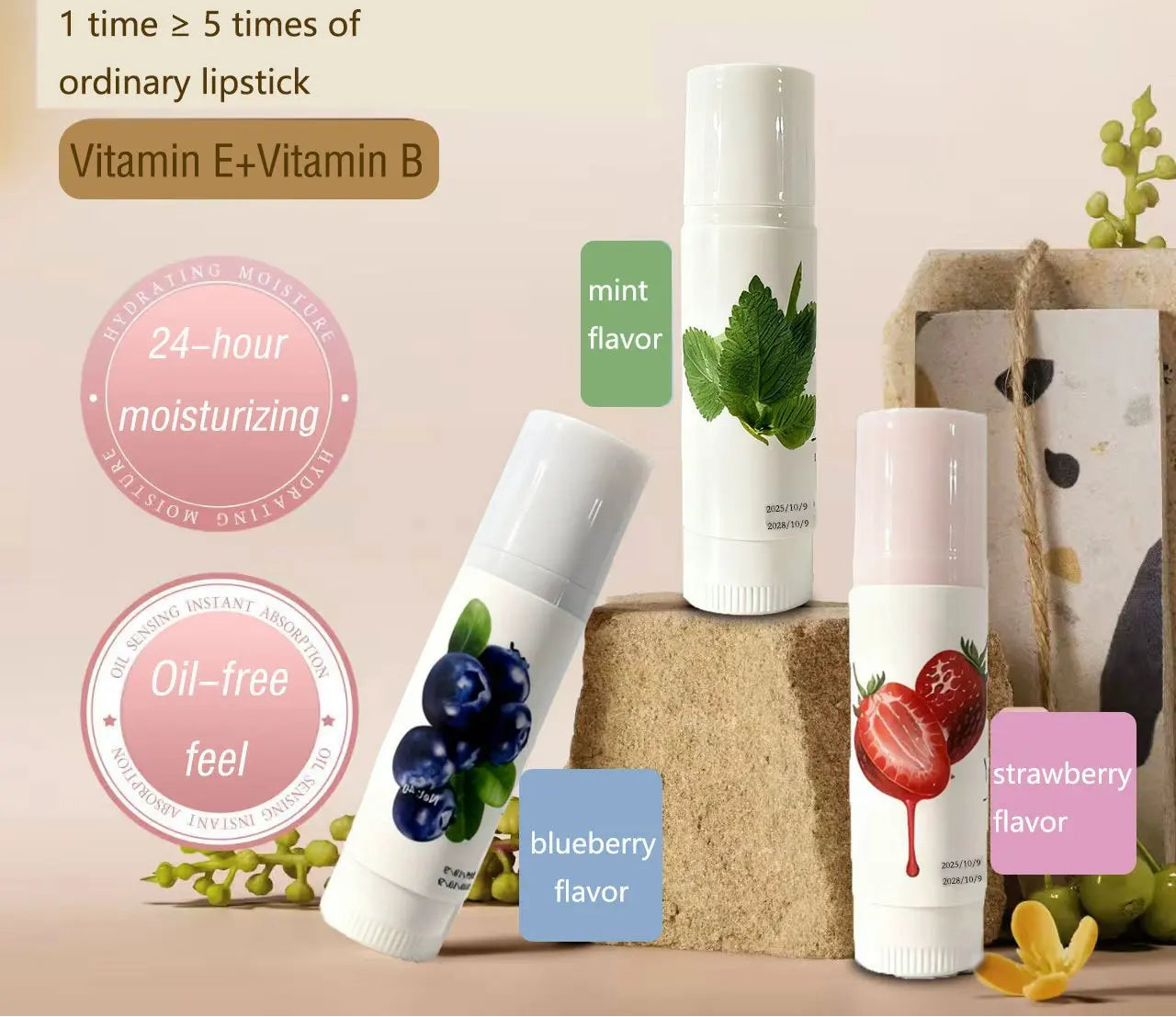 Fruit-Infused Deep Moisturising Lip Balm | Nourishing Vegan Lip Repair