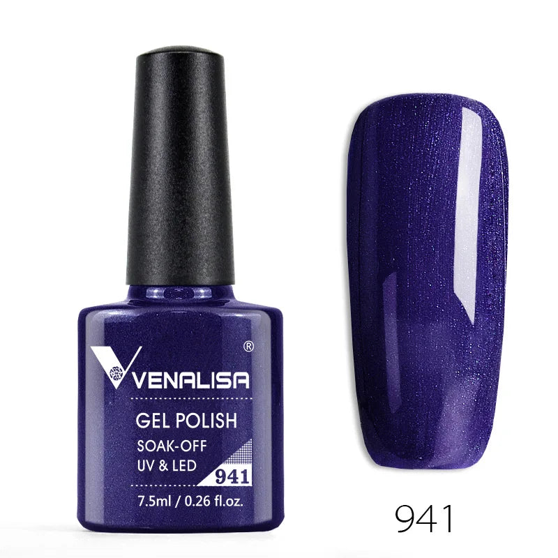 Soak-Off UV/LED Gel Nail Polish | High-Shine Full Coverage (7.5ml, 60 Shades)