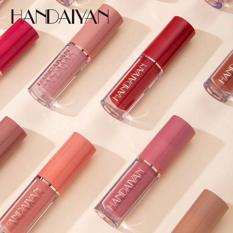 Handaiyan 12-Colour Matte Lip Gloss Set