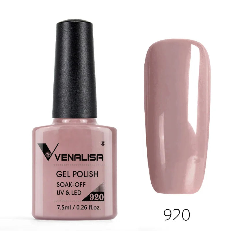Soak-Off UV/LED Gel Nail Polish | High-Shine Full Coverage (7.5ml, 60 Shades)
