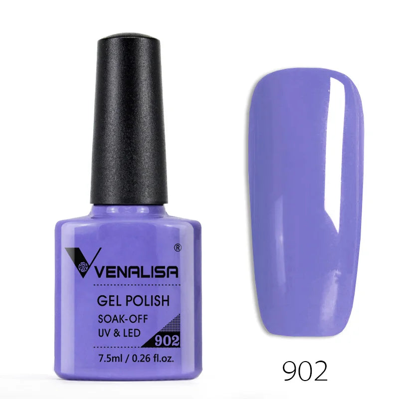 Soak-Off UV/LED Gel Nail Polish | High-Shine Full Coverage (7.5ml, 60 Shades)