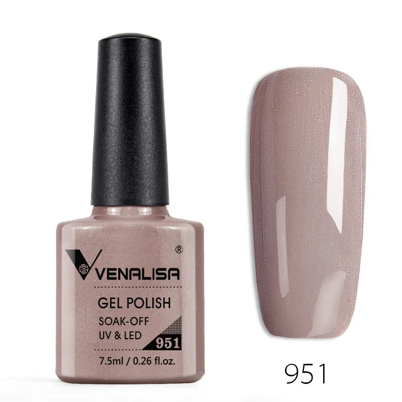 Soak-Off UV/LED Gel Nail Polish | High-Shine Full Coverage (7.5ml, 60 Shades)
