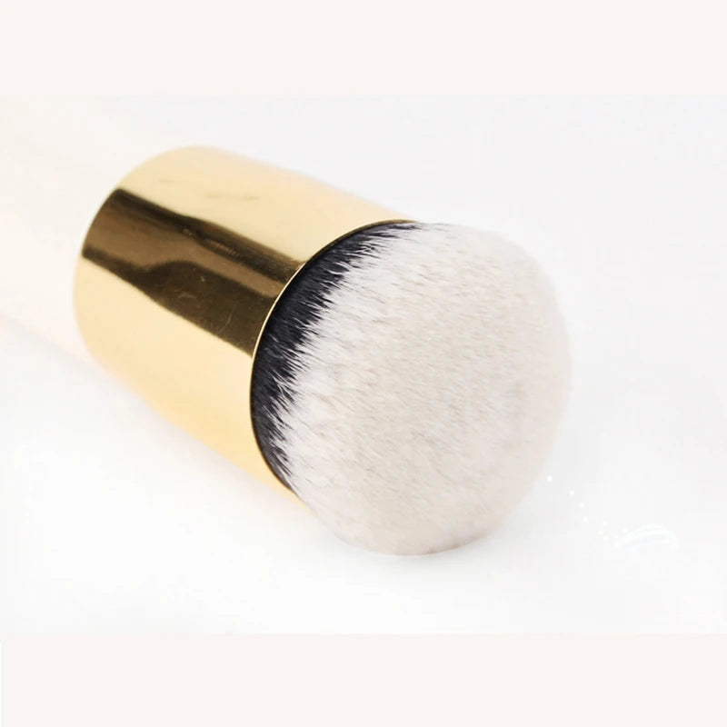 Chubby Flat Foundation Brush Professional Cream Makeup Brush with Soft Synthetic Bristles
