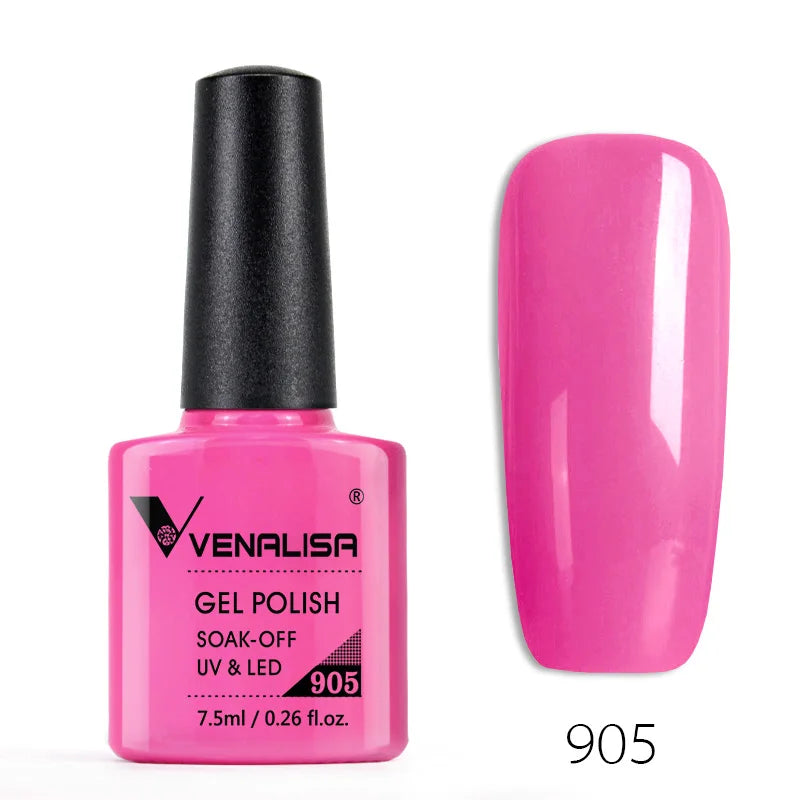 Soak-Off UV/LED Gel Nail Polish | High-Shine Full Coverage (7.5ml, 60 Shades)