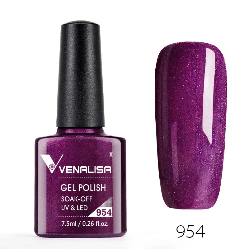 Soak-Off UV/LED Gel Nail Polish | High-Shine Full Coverage (7.5ml, 60 Shades)