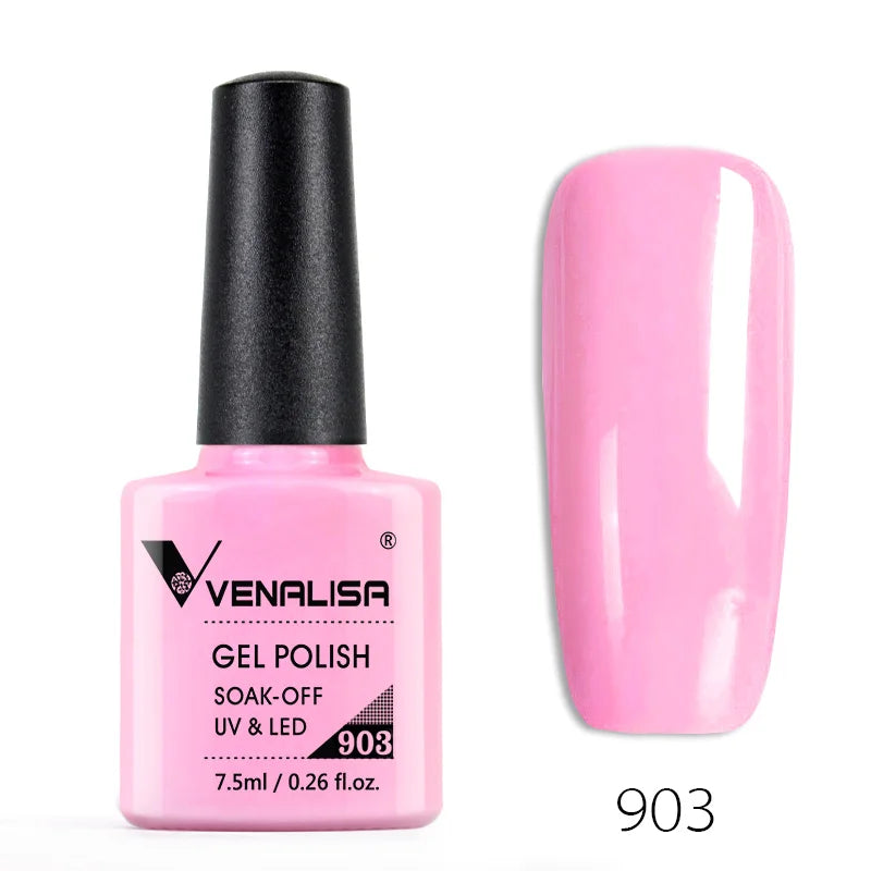Soak-Off UV/LED Gel Nail Polish | High-Shine Full Coverage (7.5ml, 60 Shades)