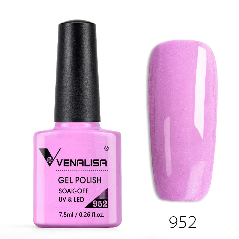 Soak-Off UV/LED Gel Nail Polish | High-Shine Full Coverage (7.5ml, 60 Shades)