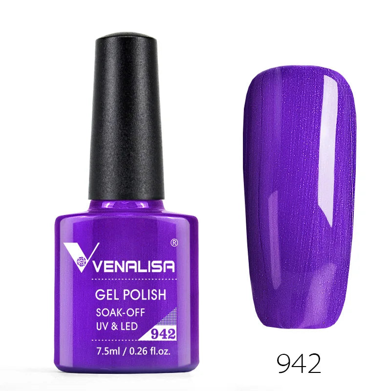Soak-Off UV/LED Gel Nail Polish | High-Shine Full Coverage (7.5ml, 60 Shades)