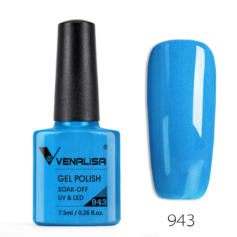Soak-Off UV/LED Gel Nail Polish | High-Shine Full Coverage (7.5ml, 60 Shades)