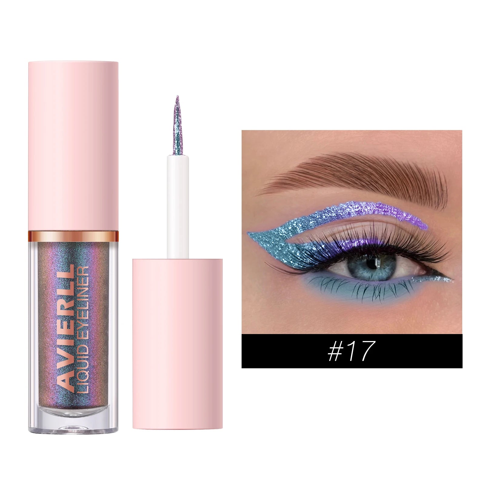 Shimmering Color | Changing Metallic Eyeliner Pencil | Waterproof, Long-Lasting (10 Shades)