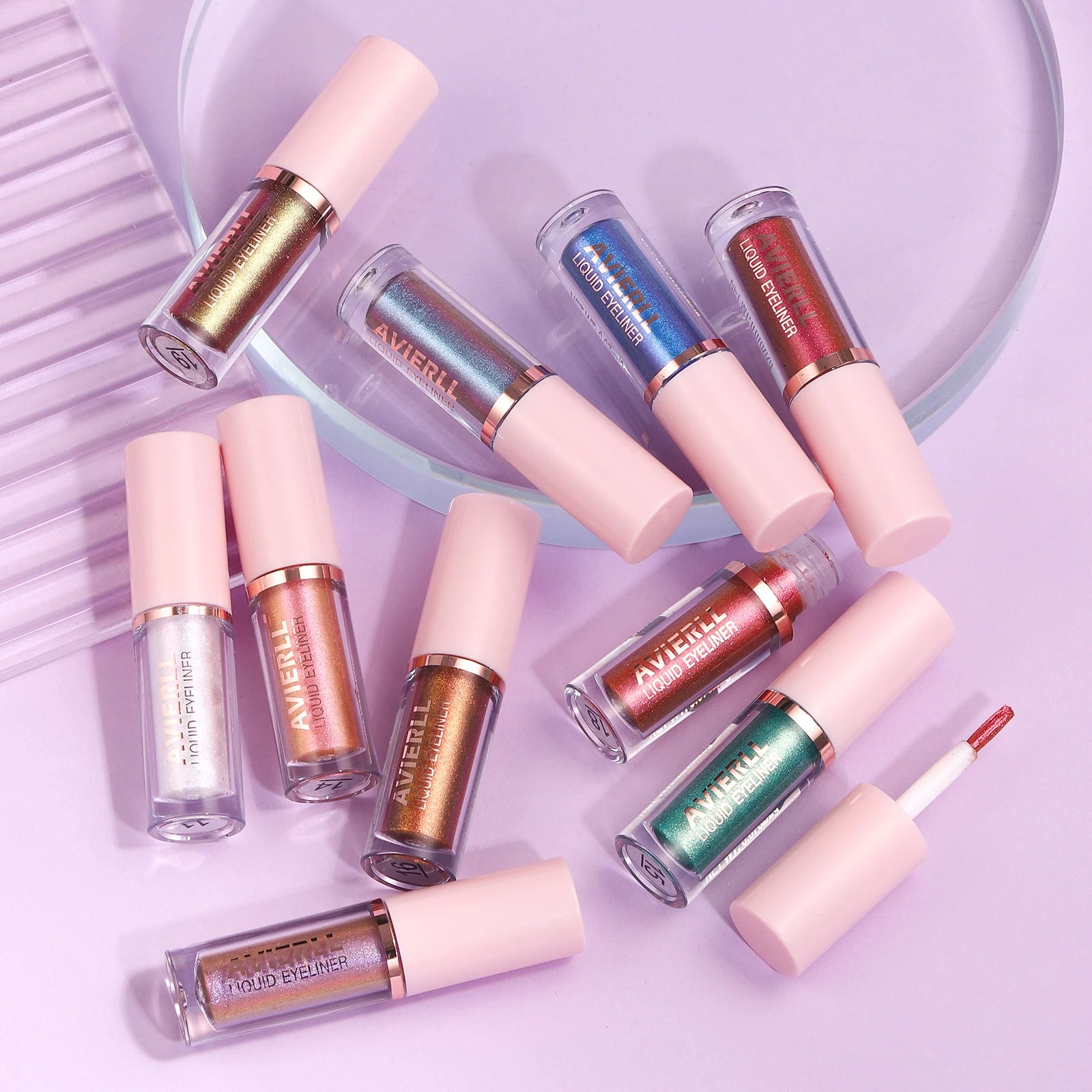 Shimmering Color | Changing Metallic Eyeliner Pencil | Waterproof, Long-Lasting (10 Shades)