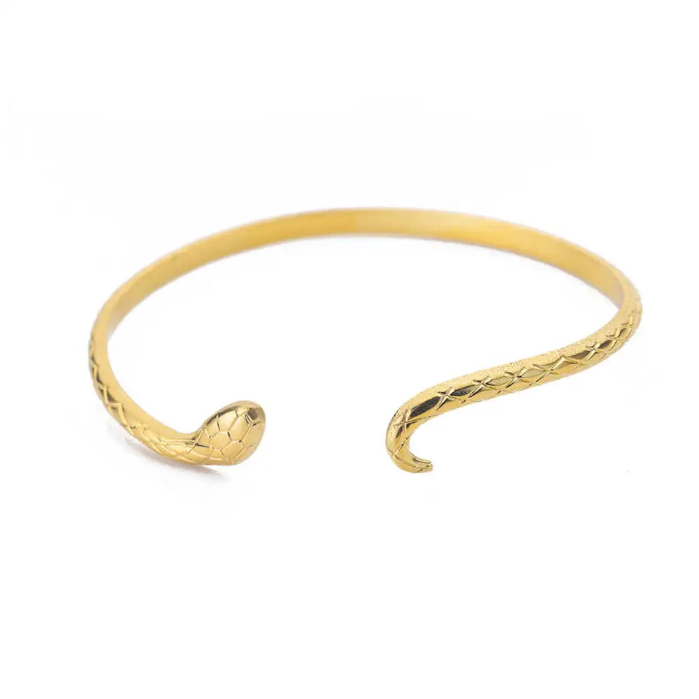 Gold Plated Stainless Steel Multi | Layer Bangle Bracelet for Women