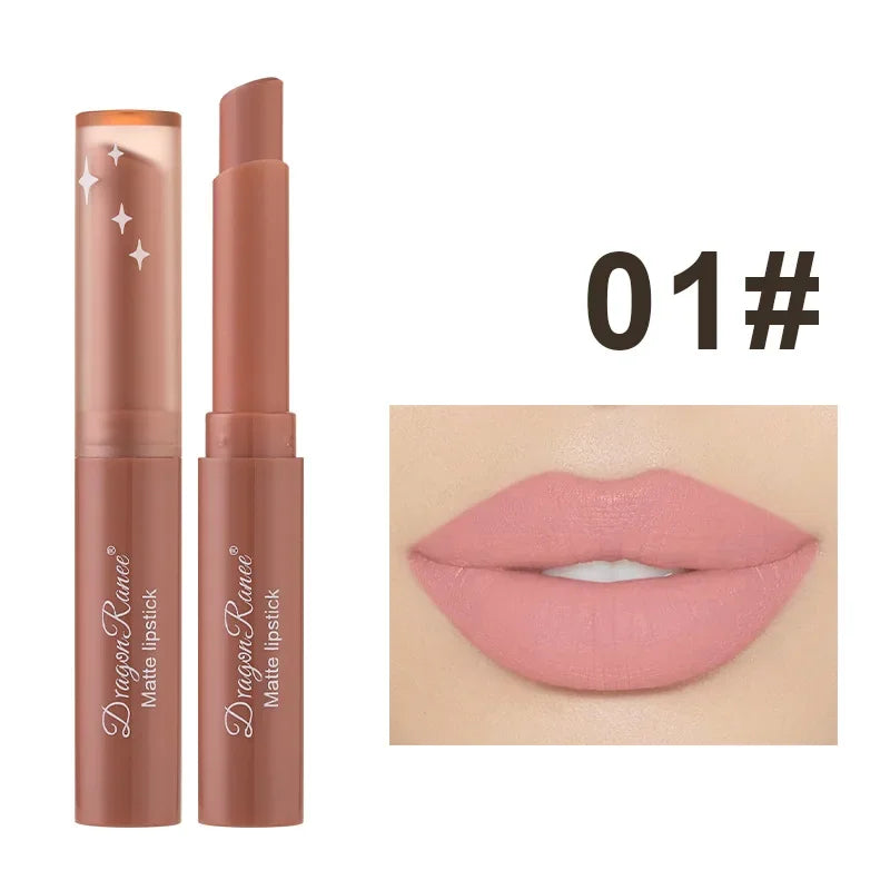 Nude Matte Lipstick Crayon Set (1–3 Pieces) | Long-Lasting Waterproof Lip Colour