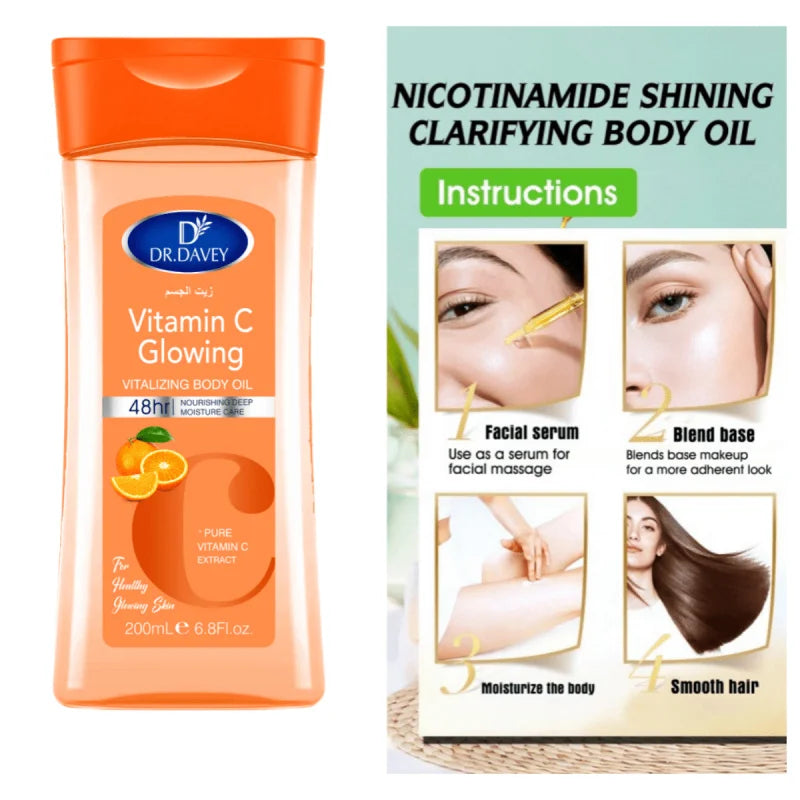 Body Treatment Oil | Vitamin C Moisturizing Body & Massage Oil