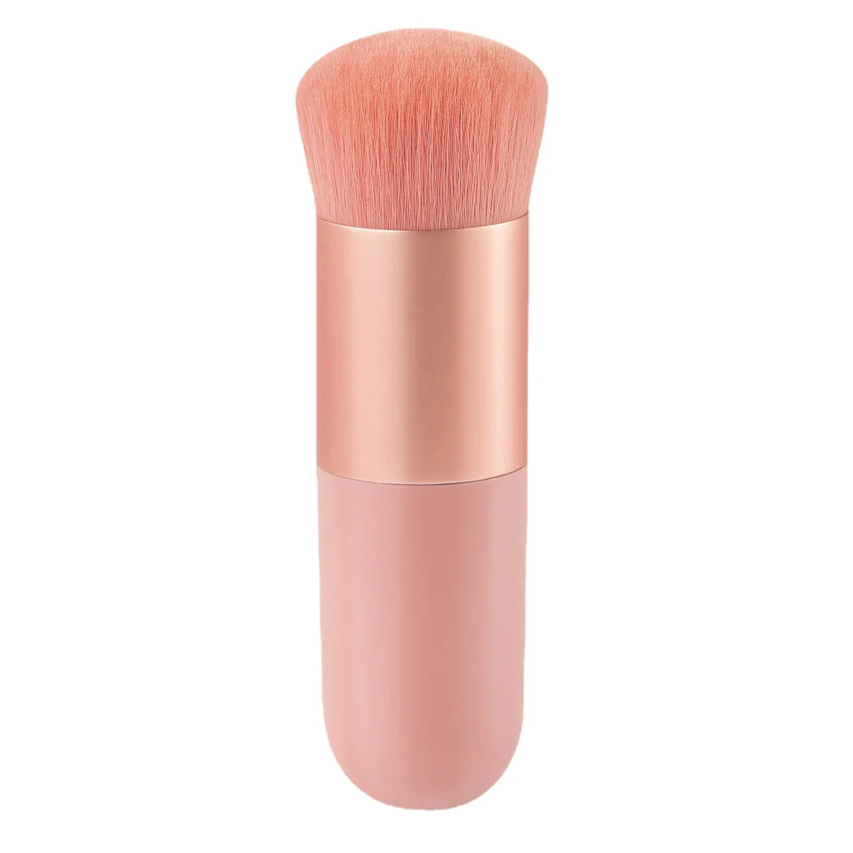Chubby Flat Foundation Brush Professional Cream Makeup Brush with Soft Synthetic Bristles