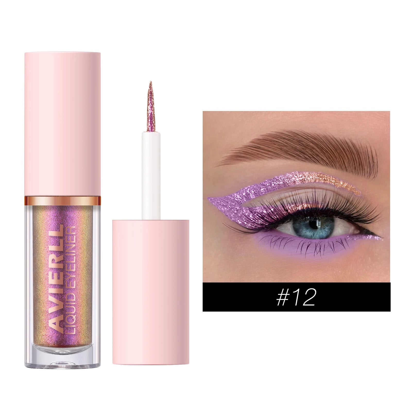 Shimmering Color | Changing Metallic Eyeliner Pencil | Waterproof, Long-Lasting (10 Shades)