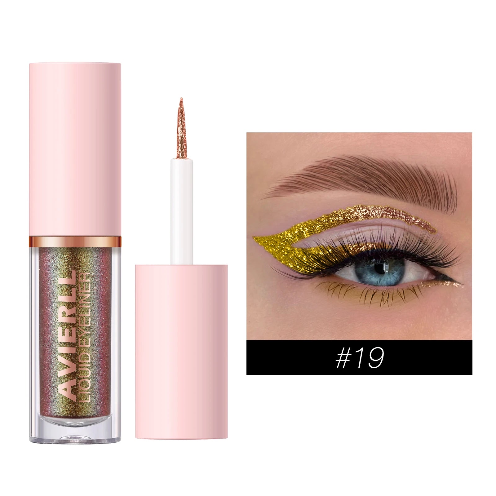 Shimmering Color | Changing Metallic Eyeliner Pencil | Waterproof, Long-Lasting (10 Shades)