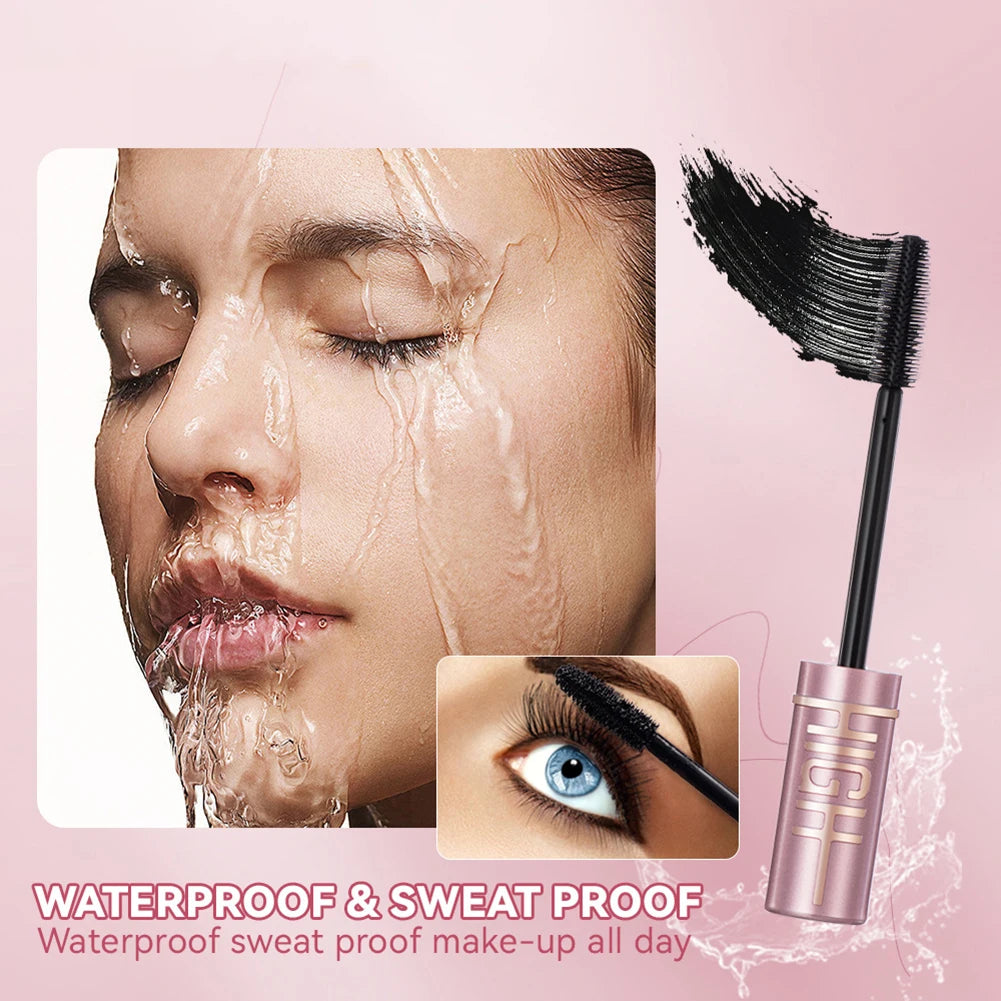 Natural Curling Waterproof Mascara | Quick-Dry, Smudge-Proof & Long-Lasting (10ml)