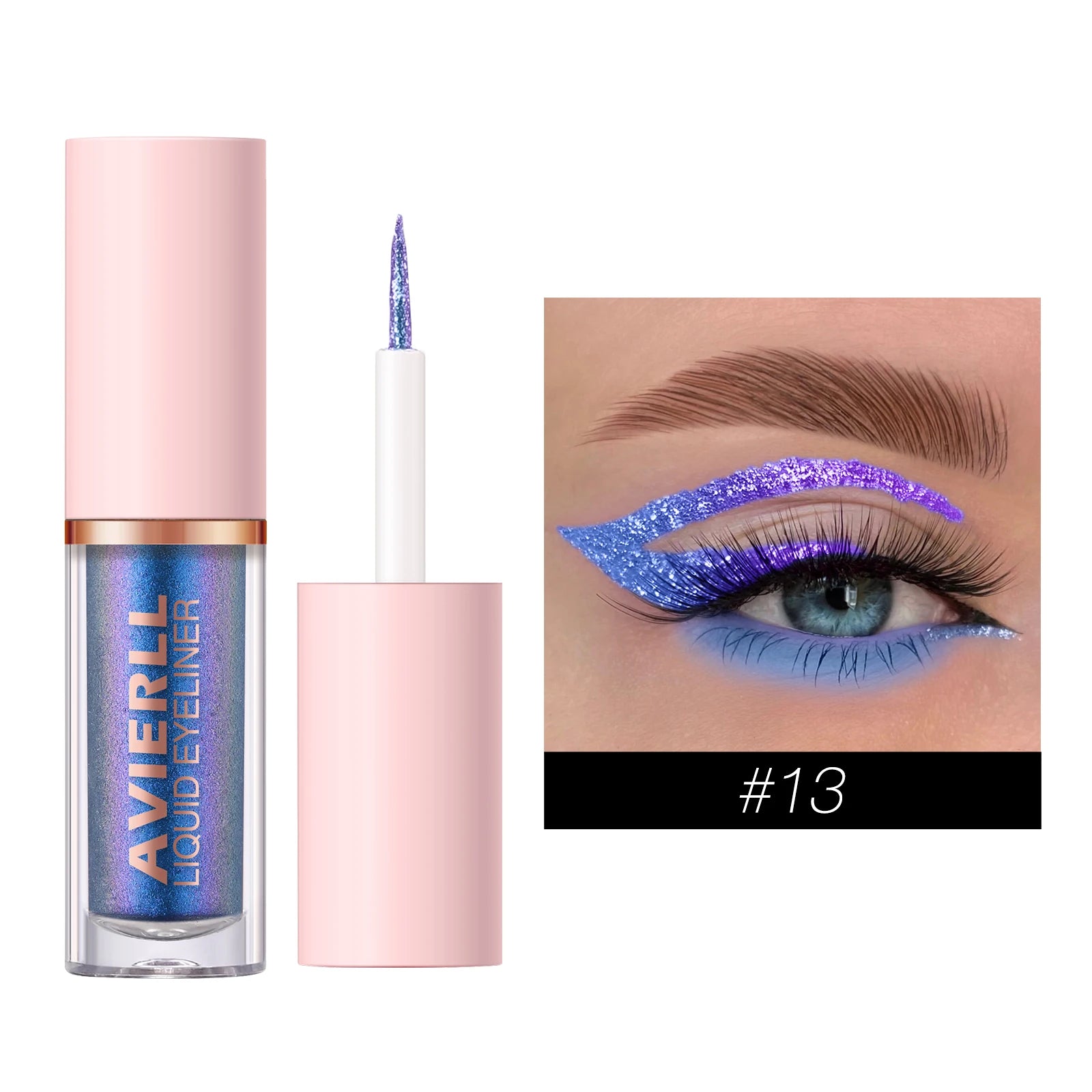 Shimmering Color | Changing Metallic Eyeliner Pencil | Waterproof, Long-Lasting (10 Shades)
