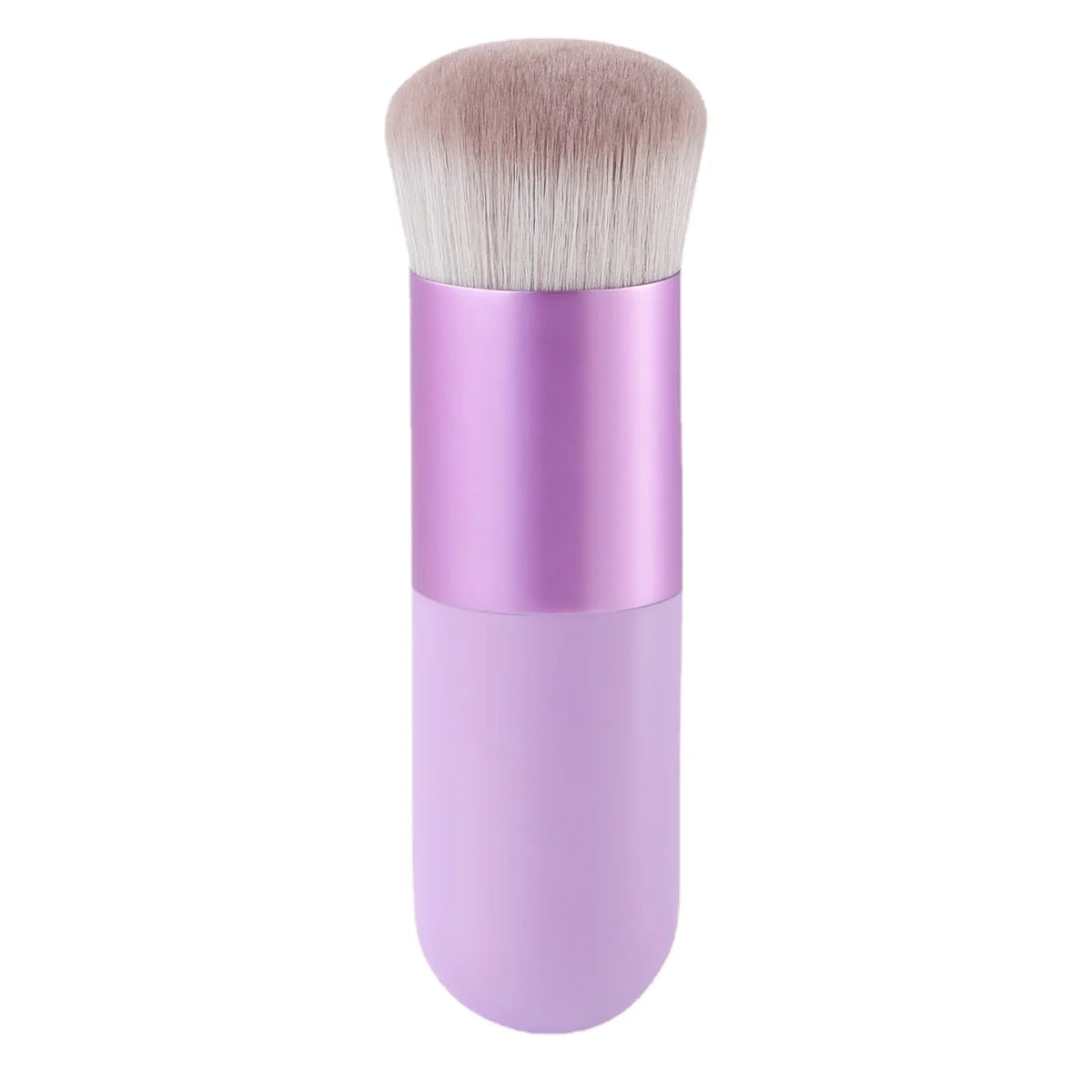 Chubby Flat Foundation Brush Professional Cream Makeup Brush with Soft Synthetic Bristles