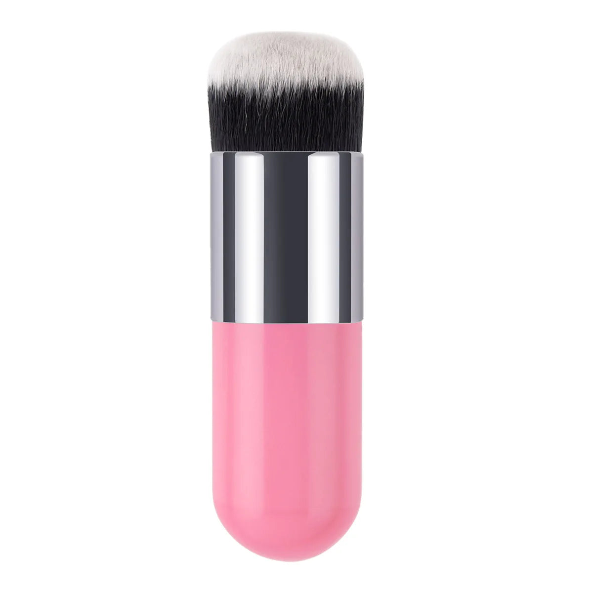 Chubby Flat Foundation Brush Professional Cream Makeup Brush with Soft Synthetic Bristles