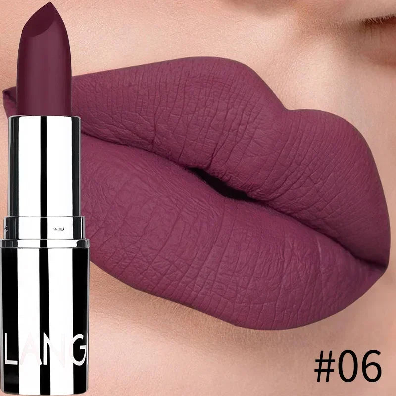 Waterproof Nude Pink Matte Lipstick | Long-Lasting Velvet Finish