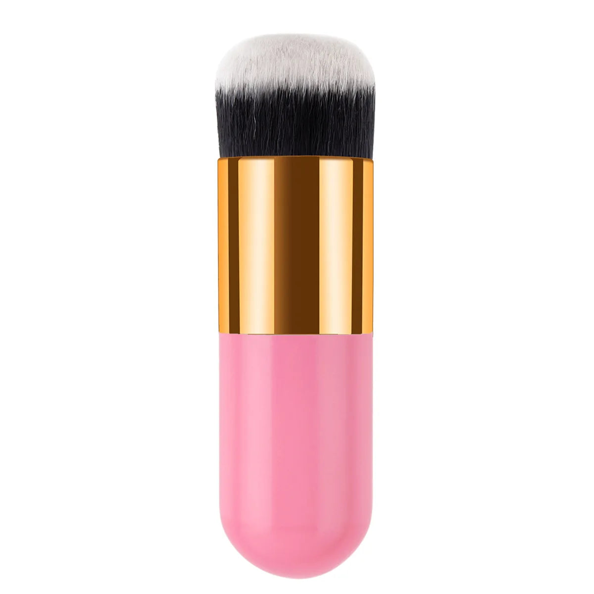 Chubby Flat Foundation Brush Professional Cream Makeup Brush with Soft Synthetic Bristles