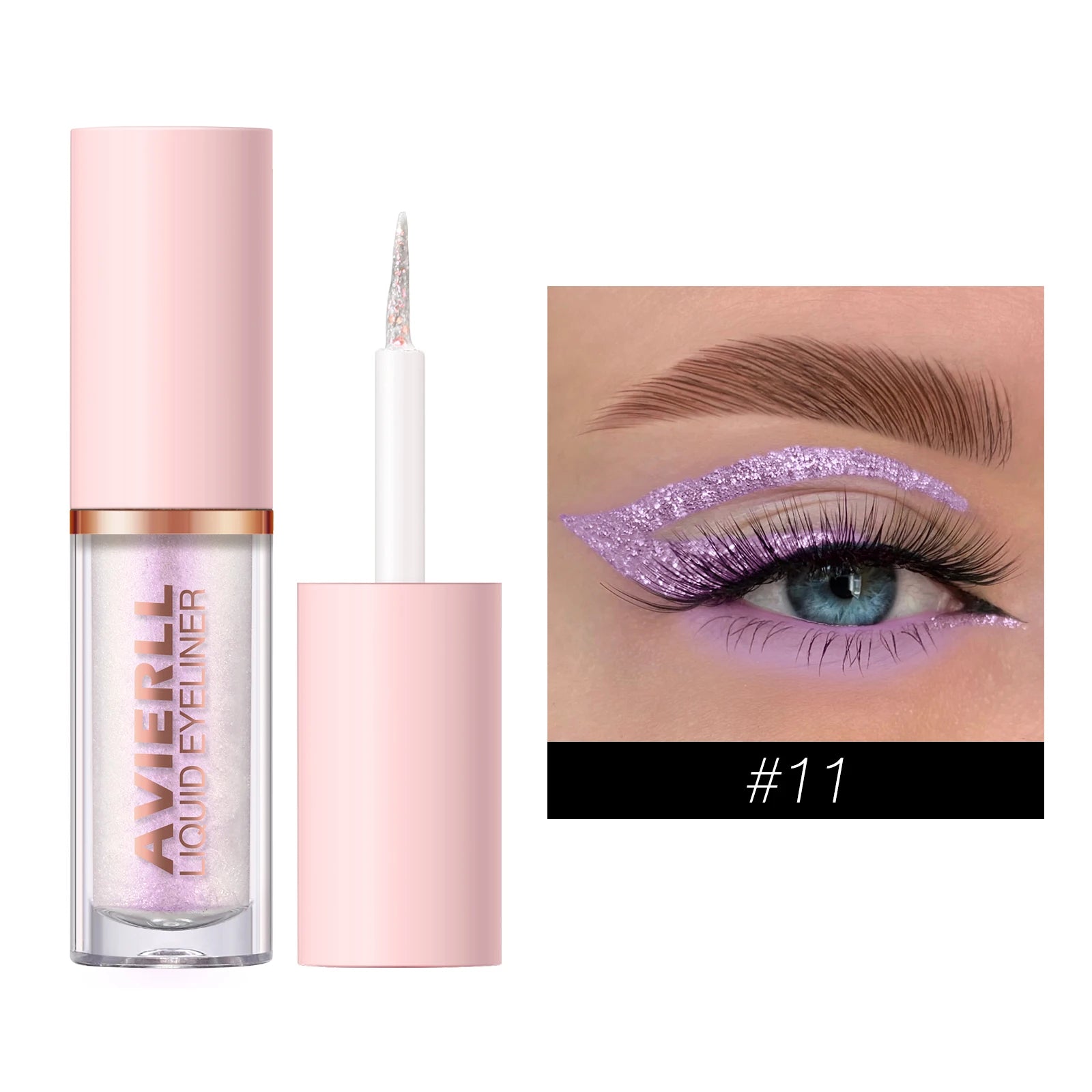 Shimmering Color | Changing Metallic Eyeliner Pencil | Waterproof, Long-Lasting (10 Shades)