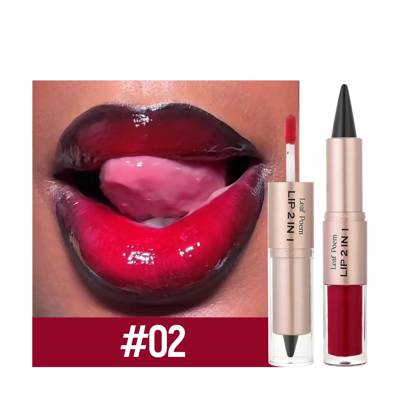 Velvet Matte Double-Ended Lipstick & Gloss | Hydrating Tint Plumper