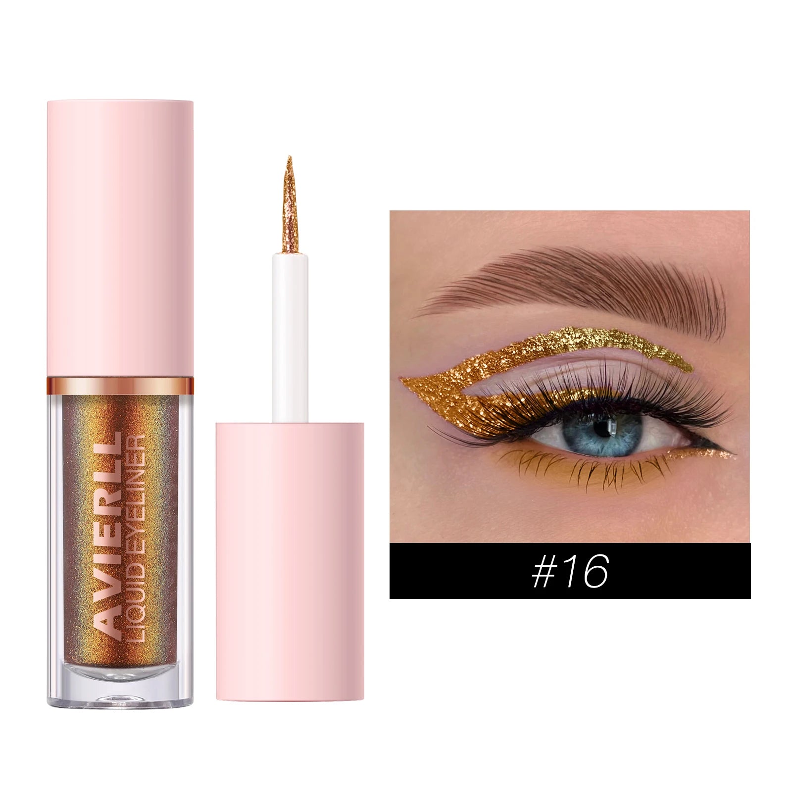Shimmering Color | Changing Metallic Eyeliner Pencil | Waterproof, Long-Lasting (10 Shades)