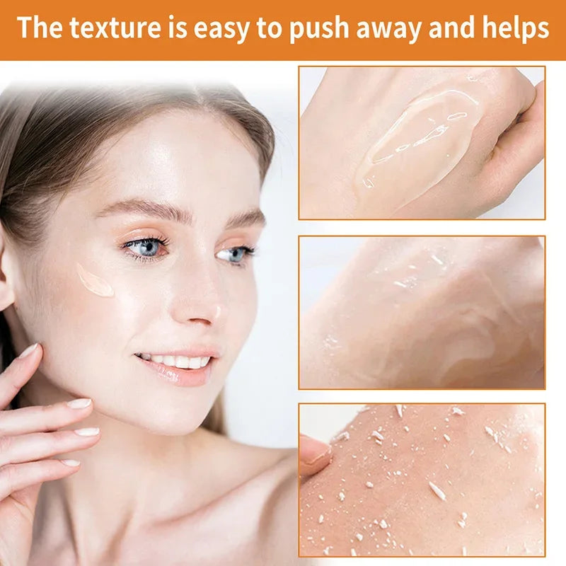 Orange Exfoliating Gel 50g | Gentle Facial & Body Scrub for Deep Cleansing and Dead Skin Removal