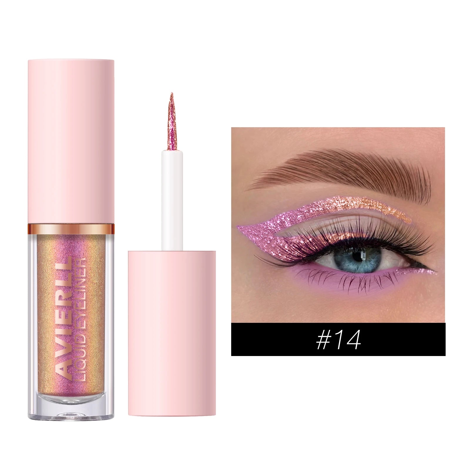 Shimmering Color | Changing Metallic Eyeliner Pencil | Waterproof, Long-Lasting (10 Shades)
