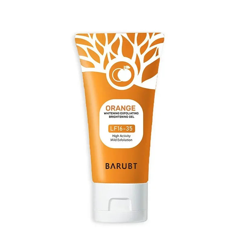 Orange Exfoliating Gel 50g | Gentle Facial & Body Scrub for Deep Cleansing and Dead Skin Removal