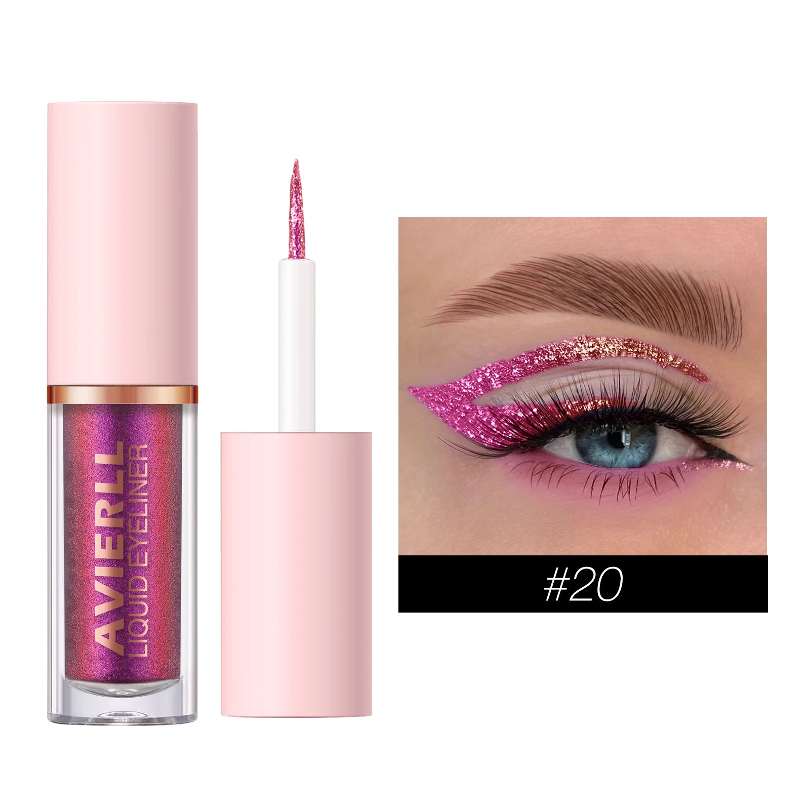 Shimmering Color | Changing Metallic Eyeliner Pencil | Waterproof, Long-Lasting (10 Shades)