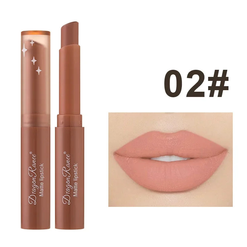 Nude Matte Lipstick Crayon Set (1–3 Pieces) | Long-Lasting Waterproof Lip Colour