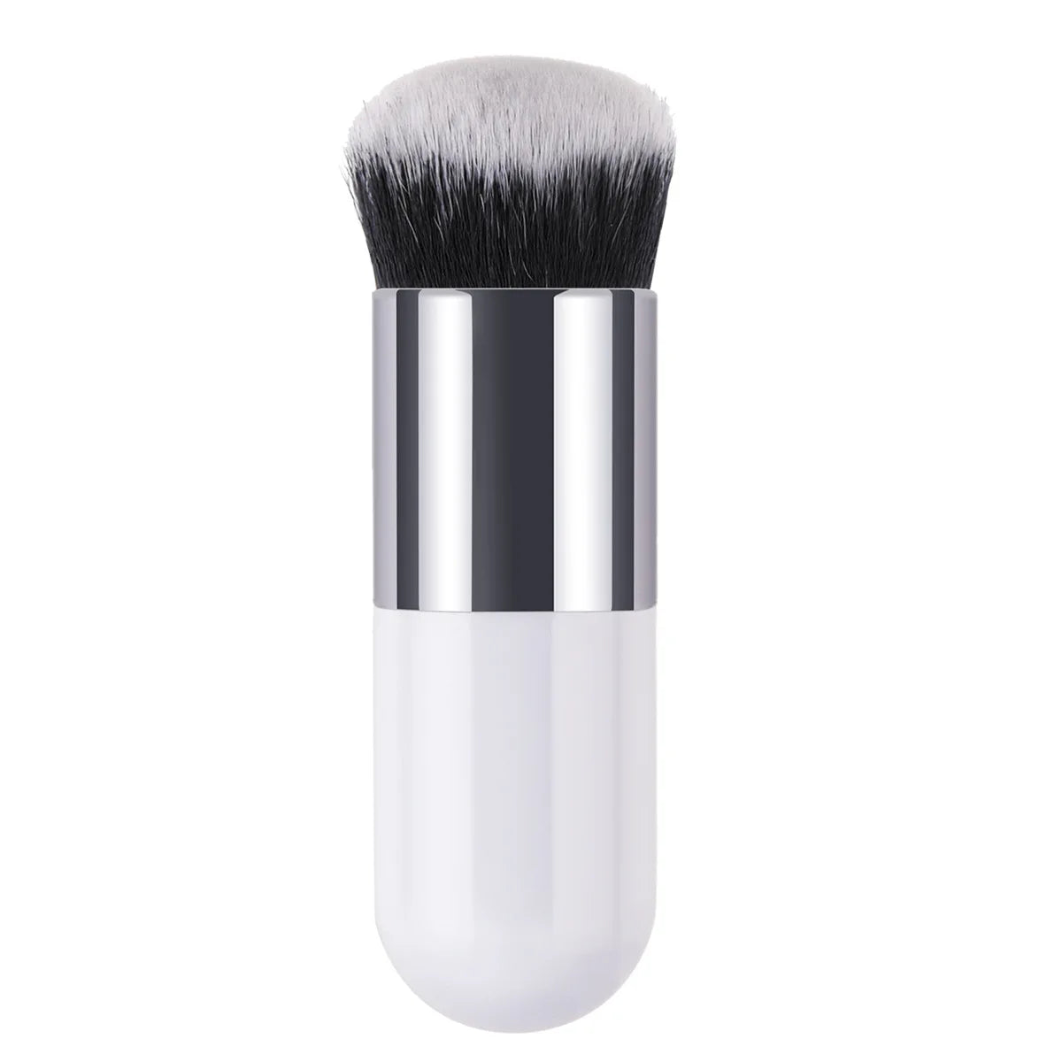 Chubby Flat Foundation Brush Professional Cream Makeup Brush with Soft Synthetic Bristles